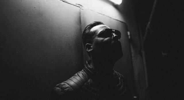 portrait of an hip hop music artist. Cinematic image