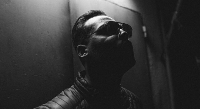 portrait of an hip hop music artist. Cinematic image